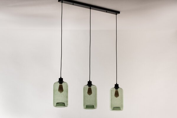 Závěsné designové svítidlo nad jídelní stůl Bottle Green (LMD)