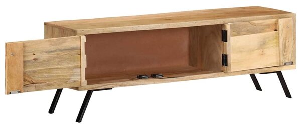 TV stolek 110 x 30 x 40 cm masivní mangovníkové dřevo 328312
