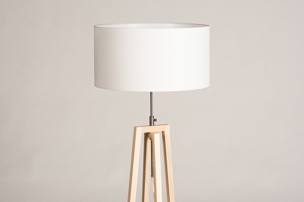 Stojací designová lampa Paola Bianco Maison and Natur Wood (LMD)