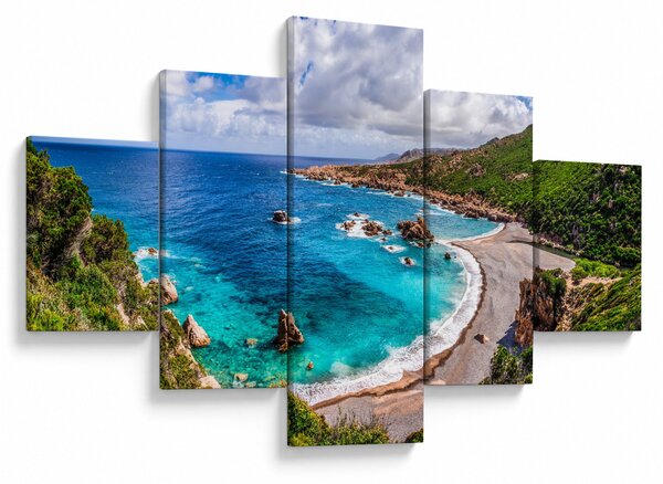 Obraz - Sardinie (125x70 cm)