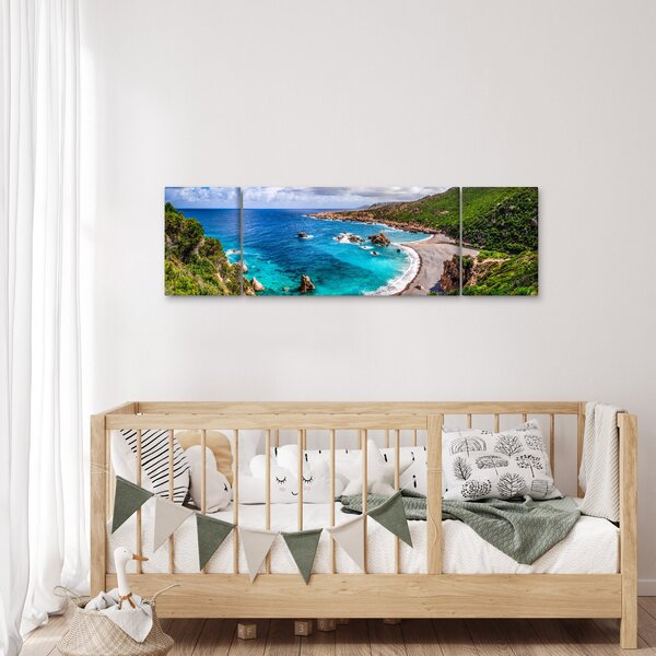 Obraz - Sardinie (170x50 cm)