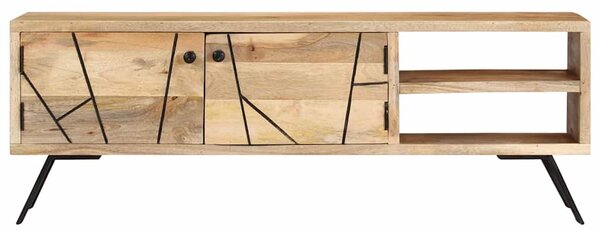 TV stolek 110 x 30 x 40 cm masivní mangovníkové dřevo 328312