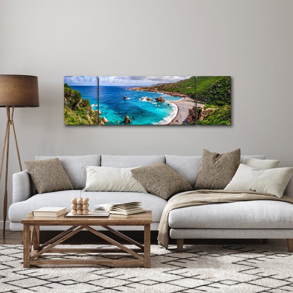 Obraz - Sardinie (170x50 cm)