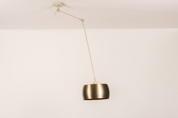 Závěsné designové svítidlo nad stůl Snap Light Bond Gold and Sand (LMD)
