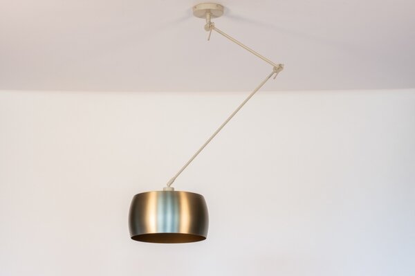 Závěsné designové svítidlo nad stůl Snap Light Bond Gold and Sand (LMD)