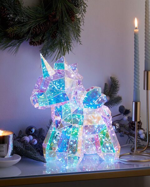 LED dekorace Jednorožec FORNAX Vícebarevná
