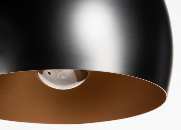 Závěsné černé designové svítidlo nad stůl Snap Light Bond Black and Black (LMD)
