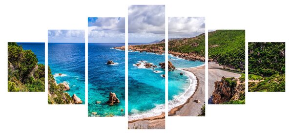 Obraz - Sardinie (210x100 cm)