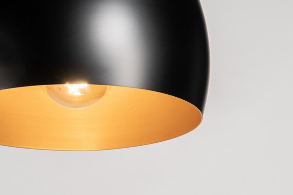 Závěsné černé designové svítidlo nad stůl Snap Light Bond Black and Black (LMD)