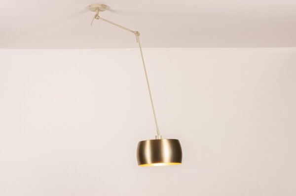 Závěsné designové svítidlo nad stůl Snap Light Bond Gold and Sand (LMD)