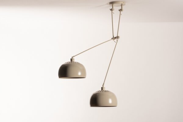 Závěsné designové svítidlo nad stůl Snap Light Duo Monaco Sand (LMD)