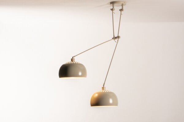 Závěsné designové svítidlo nad stůl Snap Light Duo Monaco Sand (LMD)