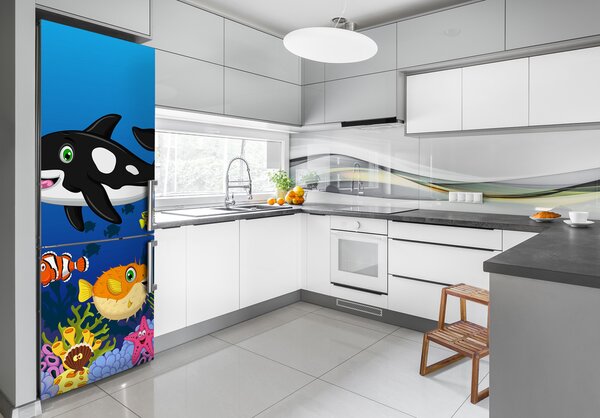 Nálepka s fotografií na ledničku Podvodní svět FridgeStick-70x190-f-109014647