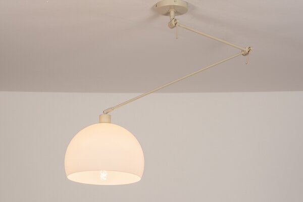 Závěsné designové svítidlo nad stůl Snap Light Monaco White and Sand (LMD)
