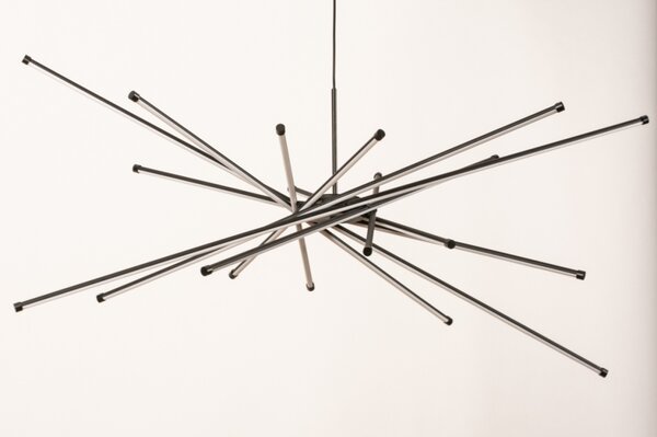 Závěsné designové stmívatelné LED svítidlo nad stůl Beavey Black (LMD)
