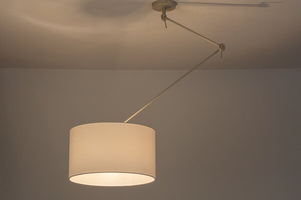 Závěsné designové svítidlo nad stůl Snap Light White and Sand (LMD)