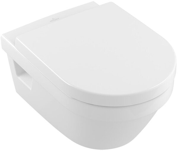 Villeroy & Boch Architectura combi-pack sada s prkénkem závěsná bez splachovacího kruhu bílá 5684HR01