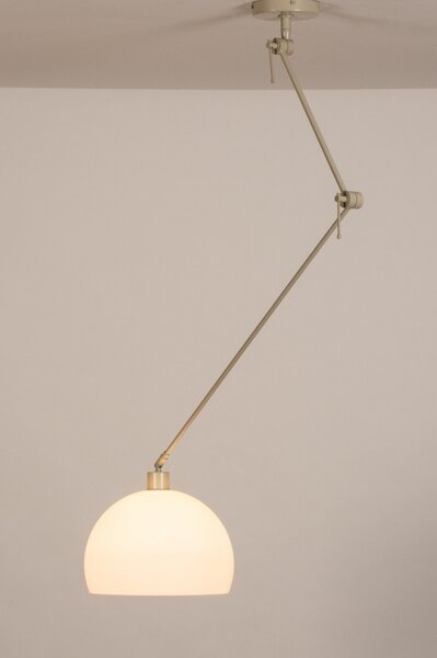 Závěsné designové svítidlo nad stůl Snap Light Monaco White and Sand (LMD)