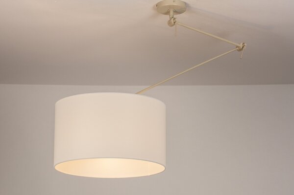 Závěsné designové svítidlo nad stůl Snap Light White and Sand (LMD)