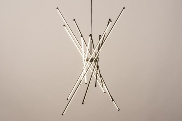 Závěsné designové stmívatelné LED svítidlo nad stůl Beavey Black (LMD)