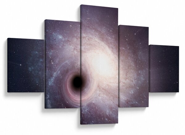 Obraz - Spirální galaxie (125x70 cm)