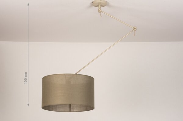 Závěsné designové svítidlo nad stůl Snap Light Taupe and Sand (LMD)