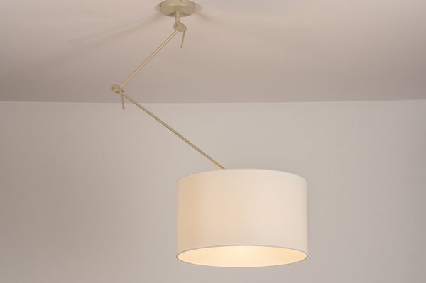 Závěsné designové svítidlo nad stůl Snap Light White and Sand (LMD)