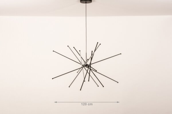Závěsné designové stmívatelné LED svítidlo nad stůl Beavey Black (LMD)
