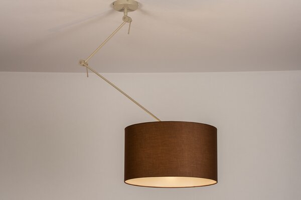 Závěsné designové svítidlo nad stůl Snap Light Brown and Sand (LMD)