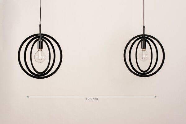 Závěsné designové svítidlo nad jídelní stůl Rubn Luxury Duo (LMD)