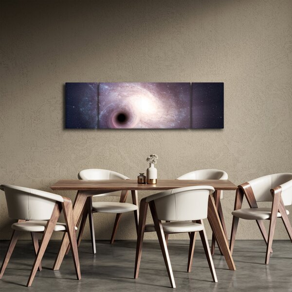 Obraz - Spirální galaxie (170x50 cm)