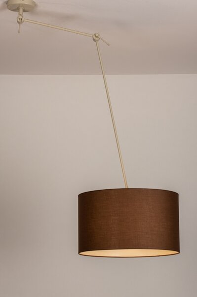 Závěsné designové svítidlo nad stůl Snap Light Brown and Sand (LMD)