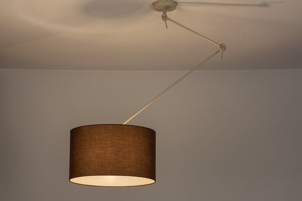 Závěsné designové svítidlo nad stůl Snap Light Brown and Sand (LMD)