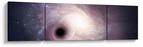 Obraz - Spirální galaxie (170x50 cm)