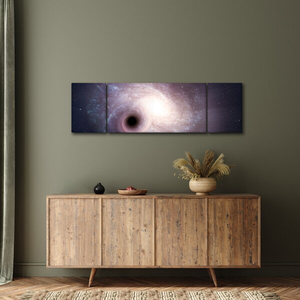 Obraz - Spirální galaxie (170x50 cm)