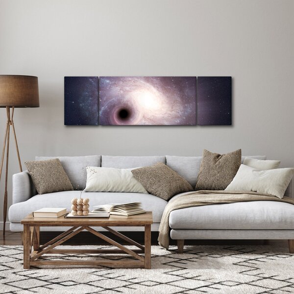 Obraz - Spirální galaxie (170x50 cm)