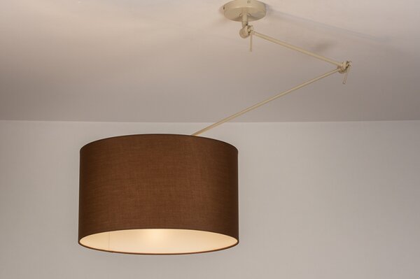 Závěsné designové svítidlo nad stůl Snap Light Brown and Sand (LMD)