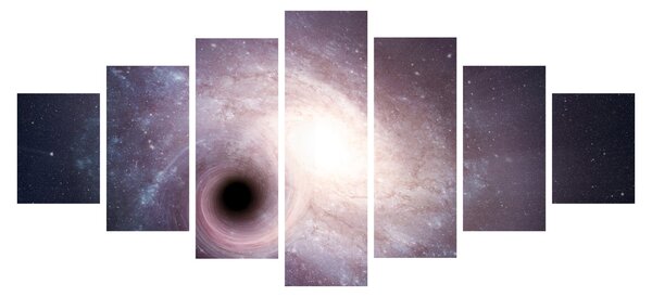 Obraz - Spirální galaxie (210x100 cm)