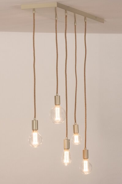Závěsné svítidlo nad stůl Bulb Contour 5 Sand (LMD)