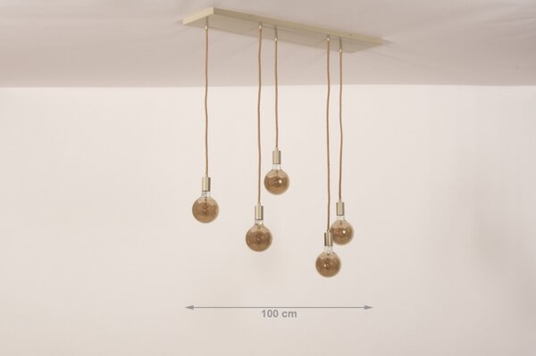 Závěsné svítidlo nad stůl Bulb Contour 5 Sand (LMD)