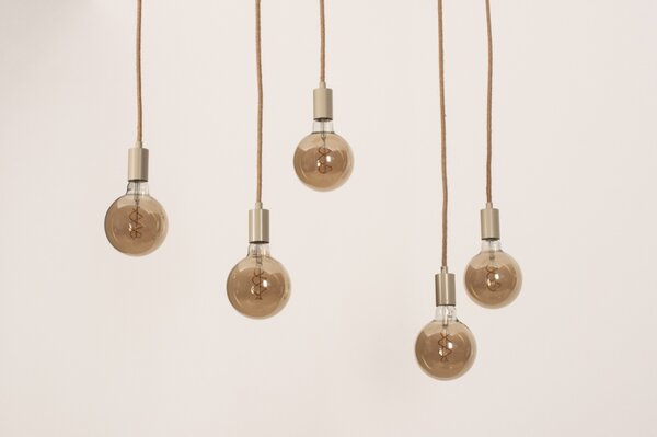 Závěsné svítidlo nad stůl Bulb Contour 5 Sand (LMD)