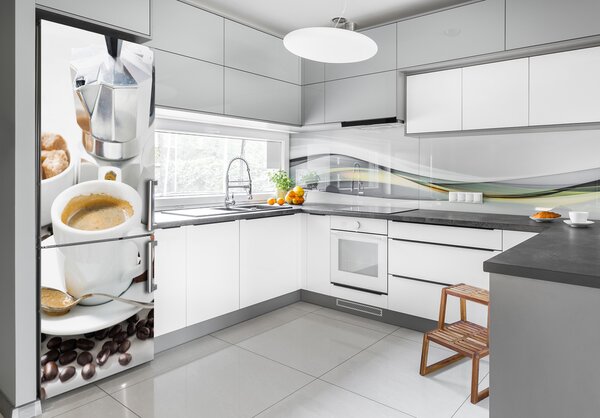 Nálepka na ledničku fototapeta Zrkna kávy FridgeStick-70x190-f-111408505