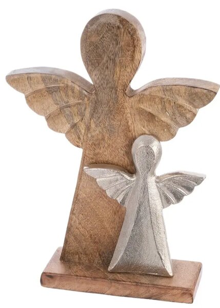 Mango Anděl 23,5 x 32,5 cm, mangové dřevo ORION 351908