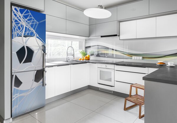 Samolepící nálepka na ledničku Míč v brance FridgeStick-70x190-f-111561275