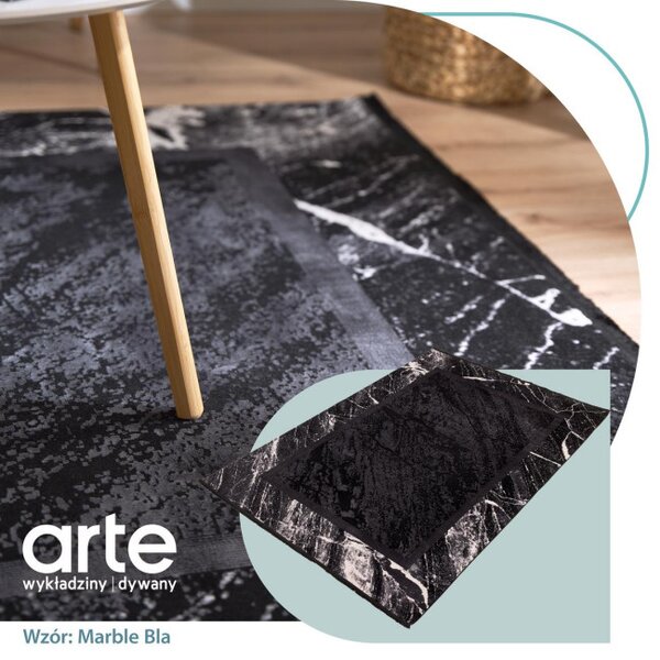 Koberec Arte Norwalk Marble černý