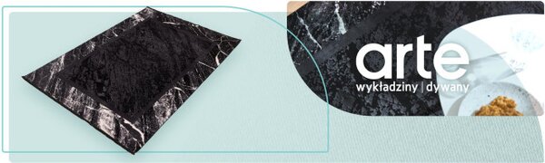Koberec Arte Norwalk Marble černý