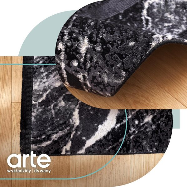 Koberec Arte Norwalk Marble černý