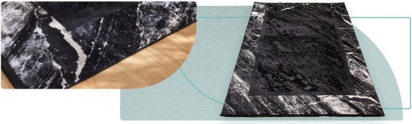 Koberec Arte Norwalk Marble černý