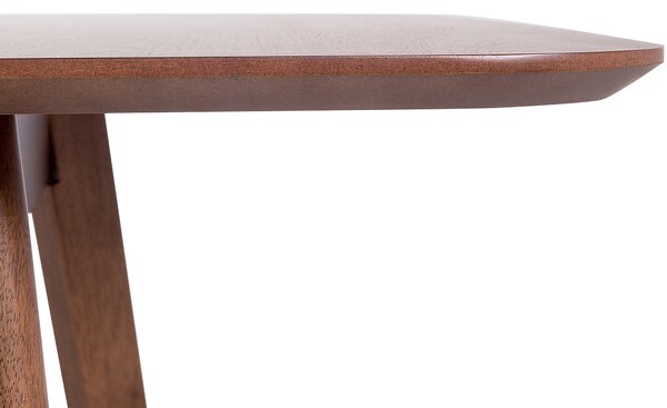 Rozkládací jídelní stůl MADOX Tmavý ořech 150/190 cm 90 cm