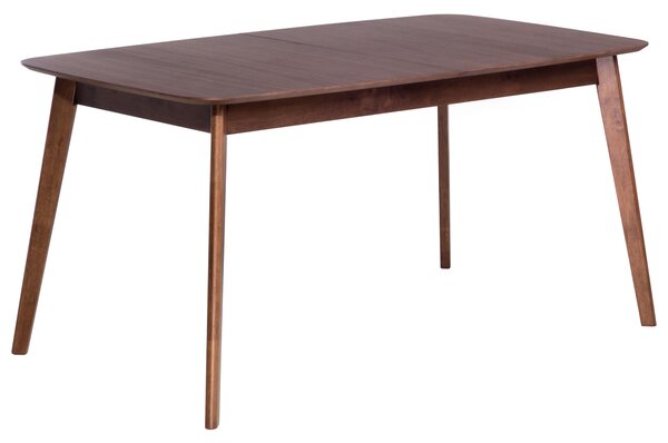 Rozkládací jídelní stůl MADOX Tmavý ořech 150/190 cm 90 cm